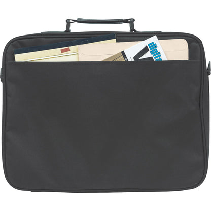 Manhattan Empire II 17" Laptop Briefcase, Black