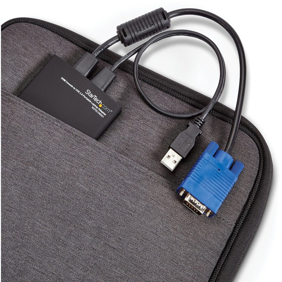 StarTech.com StarTech.com KVM Console to USB 2.0 Portable Laptop Crash Cart Adapter - Notebook Netbook Crash cart adapter - Compact - KVM to USB Notebook Portable KVM Console