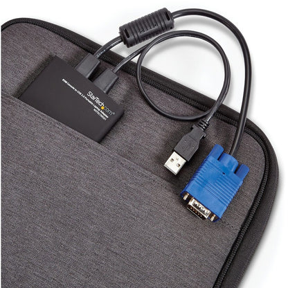 StarTech.com StarTech.com KVM Console to USB 2.0 Portable Laptop Crash Cart Adapter - Notebook Netbook Crash cart adapter - Compact - KVM to USB Notebook Portable KVM Console