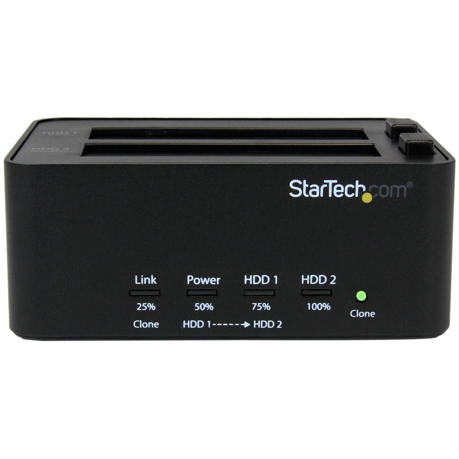 StarTech.com USB 3.0 SATA Hard Drive Duplicator & Eraser Dock - Standalone 2.5/3.5in HDD & SSD Eraser and Cloner