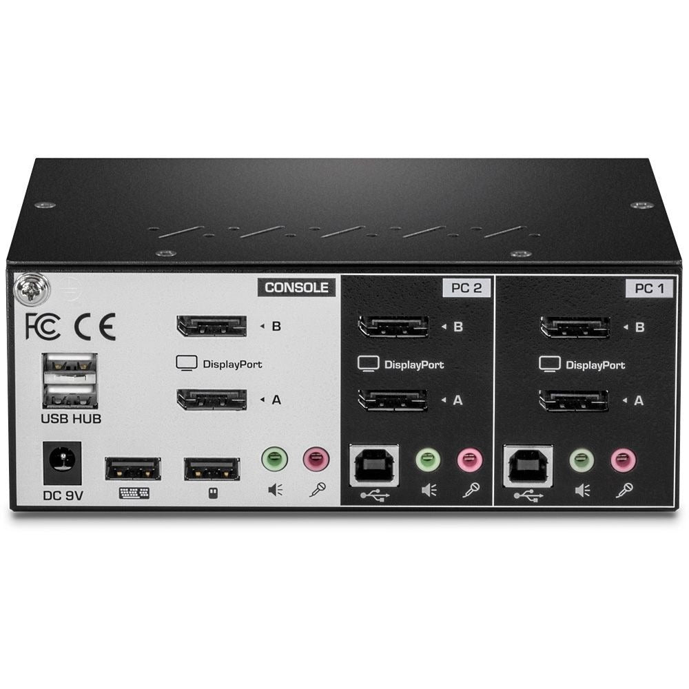 TRENDnet 2-Port Dual Monitor DisplayPort KVM Switch With Audio, 2-Port – Natix TRENDnet 2-Port Dual Monitor DisplayPort KVM Switch With Audio, 2-Port – Natix