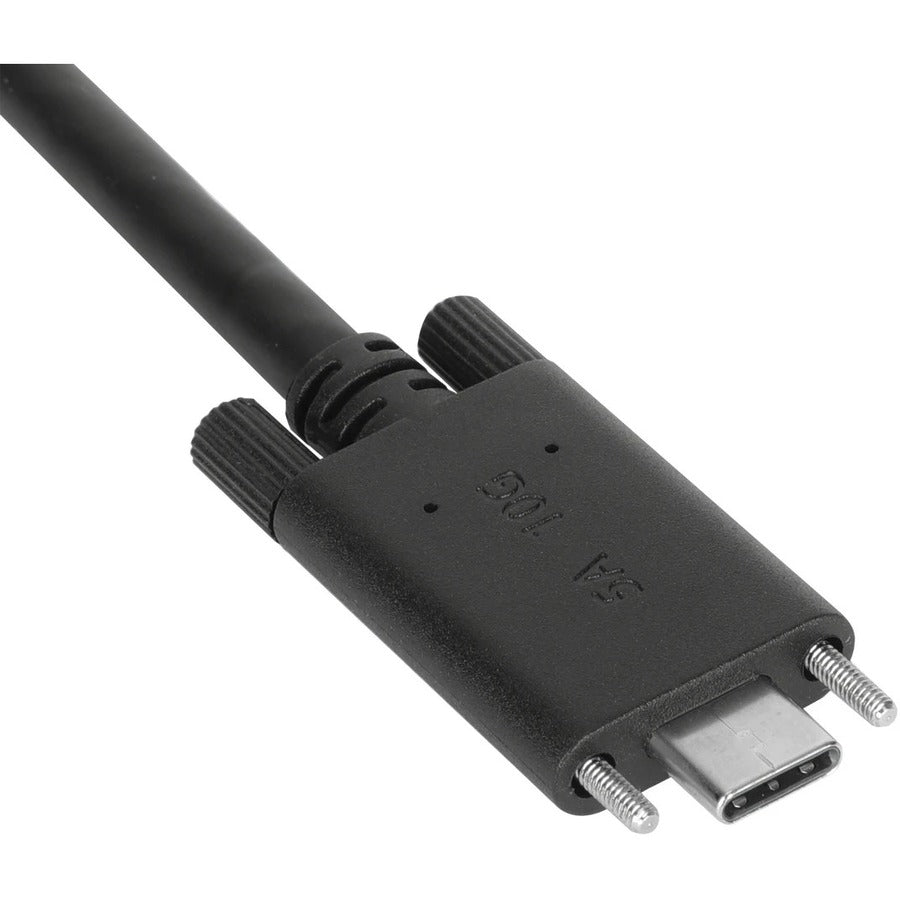 Targus 1M USB-C Male with Screw to USB-C Male Cable with USB-A Tether