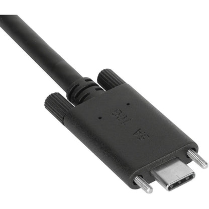 Targus 1M USB-C Male with Screw to USB-C Male Cable with USB-A Tether