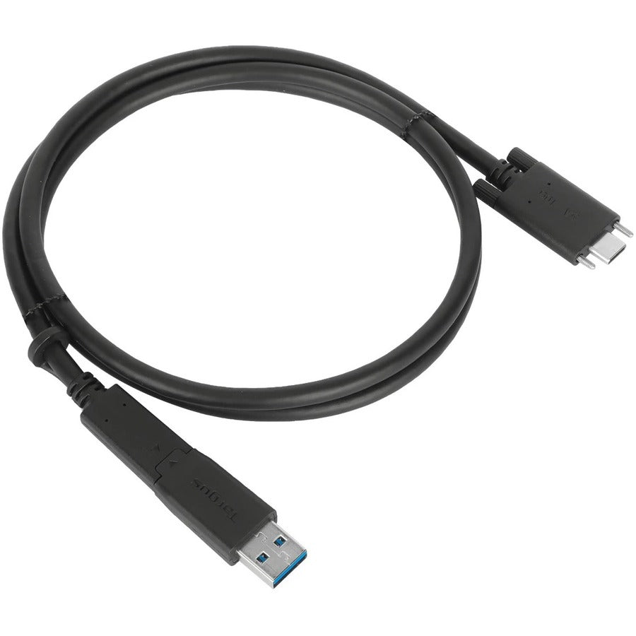 Targus 1M USB-C Male with Screw to USB-C Male Cable with USB-A Tether
