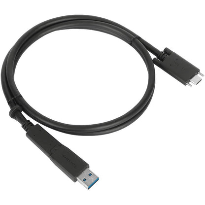 Targus 1M USB-C Male with Screw to USB-C Male Cable with USB-A Tether