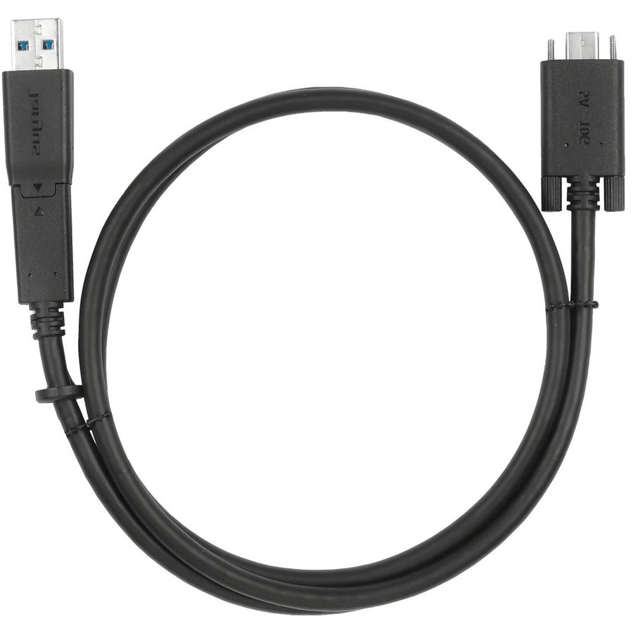 Targus 1M USB-C Male with Screw to USB-C Male Cable with USB-A Tether