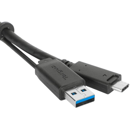 Targus 1M USB-C Male with Screw to USB-C Male Cable with USB-A Tether