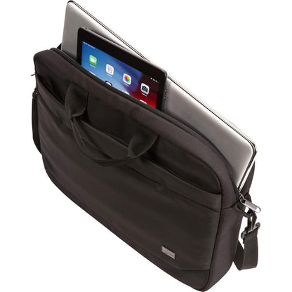 Case Logic Advantage Carrying Case (Attach&eacute;) for 15.6" Notebook, Tablet PC, Portable Electronics, Pen - Black
