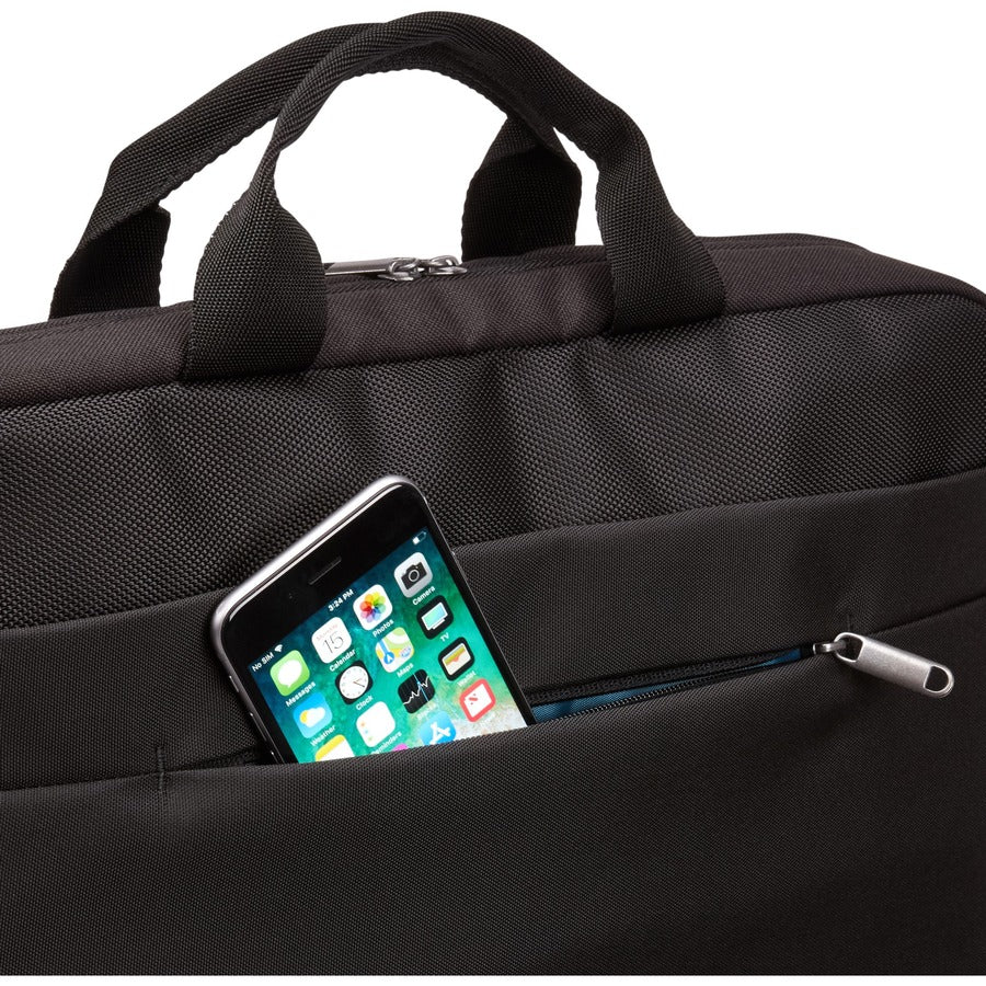 Case Logic Advantage Carrying Case (Attach&eacute;) for 15.6" Notebook, Tablet PC, Portable Electronics, Pen - Black