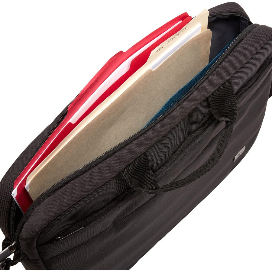 Case Logic Advantage Carrying Case (Attach&eacute;) for 15.6" Notebook, Tablet PC, Portable Electronics, Pen - Black