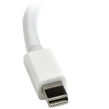 StarTech.com Mini DisplayPort to VGA Adapter - White - 1080p - Thunderbolt to VGA Monitor Adapter - Mini DP to VGA Converter