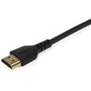 StarTech.com 2m Premium Certified HDMI 2.0 Cable with Ethernet - 6ft High Speed UHD 4K 60Hz HDR Durable Rugged Ultra HD HDMI Monitor Cord
