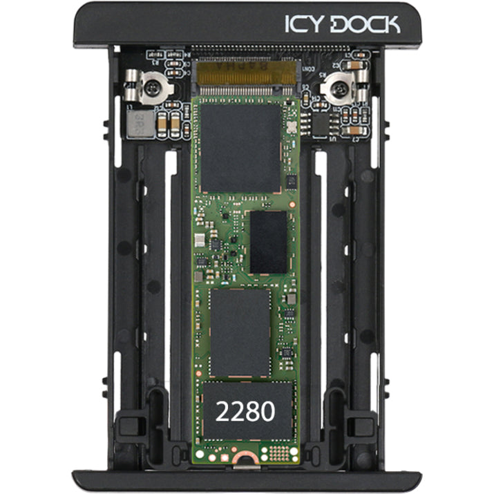 Icy Dock MB705M2P-B Drive Enclosure for 2.5" - U.2 (SFF-8639) Host Interface External - Black