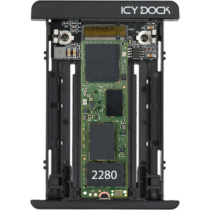 Icy Dock MB705M2P-B Drive Enclosure for 2.5" - U.2 (SFF-8639) Host Interface External - Black