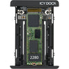 Icy Dock MB705M2P-B Drive Enclosure for 2.5" - U.2 (SFF-8639) Host Interface External - Black