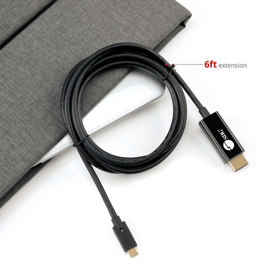 SIIG USB-C to DisplayPort Active Cable 4K 60Hz HDR - 2M