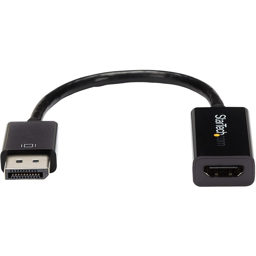 StarTech.com DisplayPort to HDMI Adapter, 4K 30Hz Active DP to HDMI Video Converter, Ultra HD DP 1.2 to HDMI 1.4 Monitor Adapter Dongle