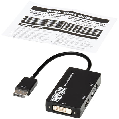 Tripp Lite DisplayPort to VGA / DVI / HDMI 4K x 2K @ 24/30Hz Adapter Converter