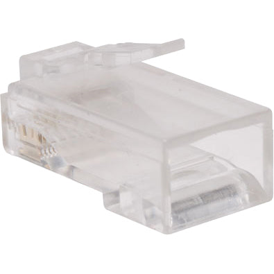 Tripp Lite Cat6 Gigabit RJ45 Modular Connector Plug w/ Load Bar 100 Pack