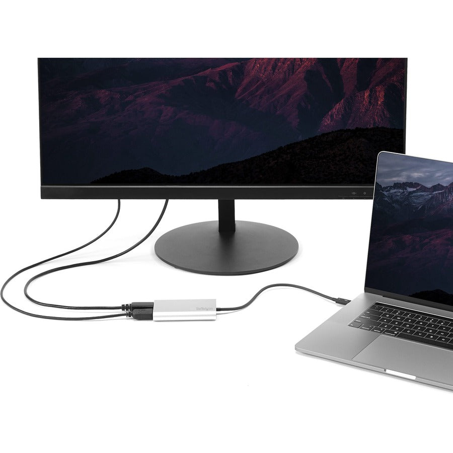 StarTech.com Thunderbolt 3 to Dual DisplayPort Adapter - 4K 60Hz Dual Monitor TB3 DisplayPort 1.2 Video Adapter - Thunderbolt 3 Certified