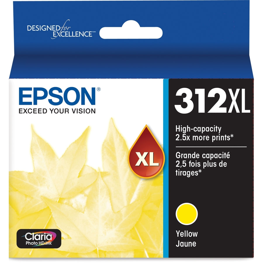 Epson Claria Photo HD T312XL Original Ink Cartridge - Yellow