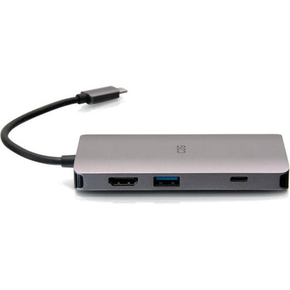 C2G USB C Dock with HDMI, USB, Ethernet, SD, USB C & Power up to 100W