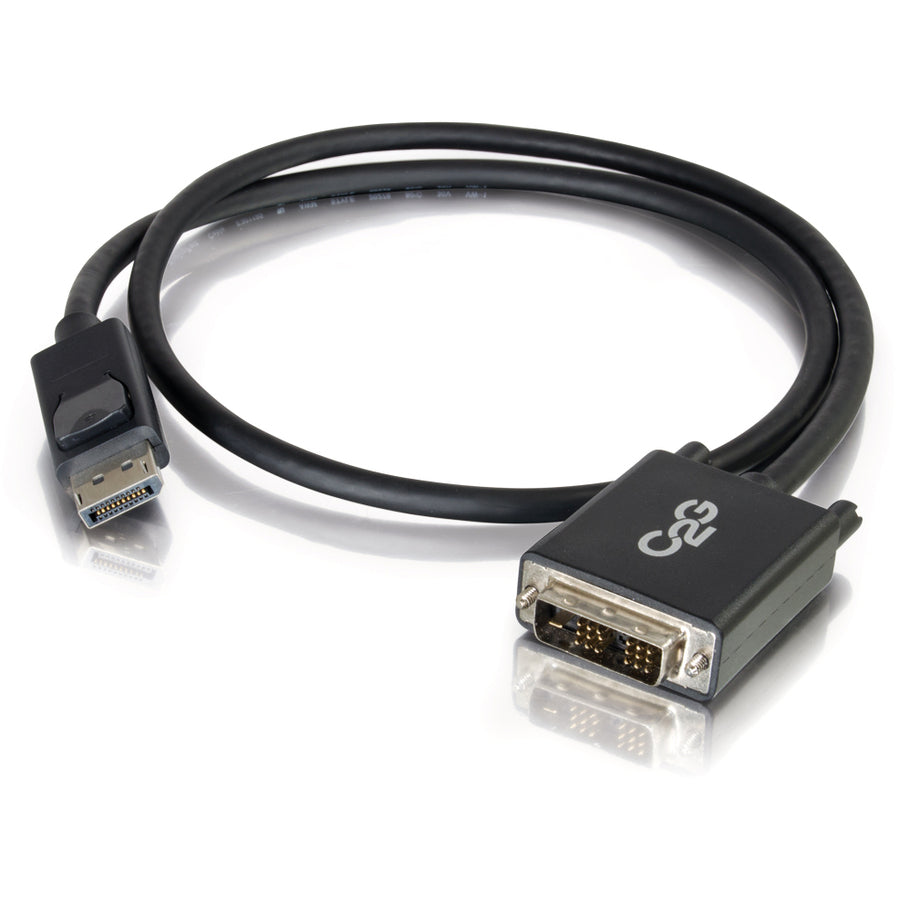 C2G 10ft DisplayPort to DVI Adapter Cable -DVI-D Single Link - Black