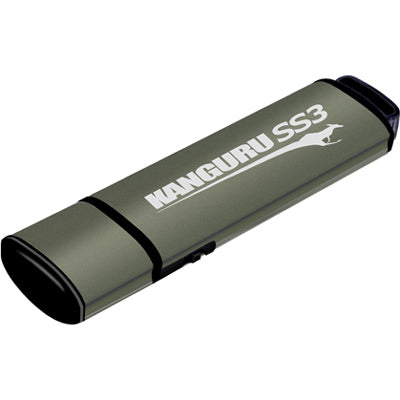 Kanguru SS3 USB3.0 Flash Drive with Physical Write Protect Switch, 16G
