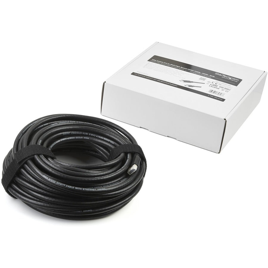 StarTech.com 30m 100 ft High Speed HDMI Cable M/M - Active - CL2 In-Wall