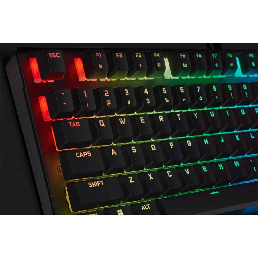 Corsair K60 RGB PRO Mechanical Gaming Keyboard - CHERRY VIOLA - Black