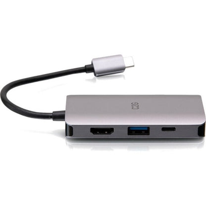 C2G USB C Dock with HDMI, USB, Ethernet, USB C & Power Delivery up to 100W