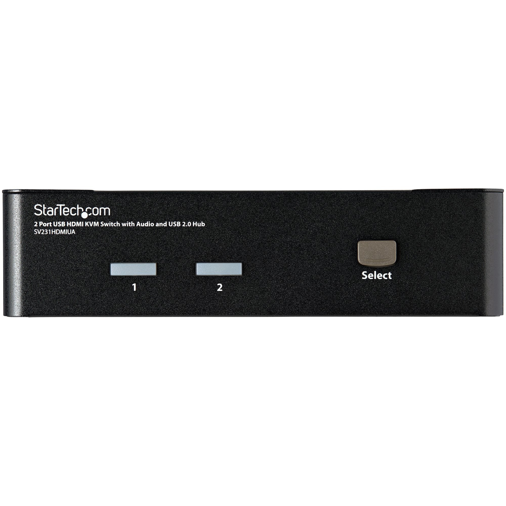 StarTech.com 2 Port USB HDMI KVM Switch w/ Audio & USB 2.0 Hub