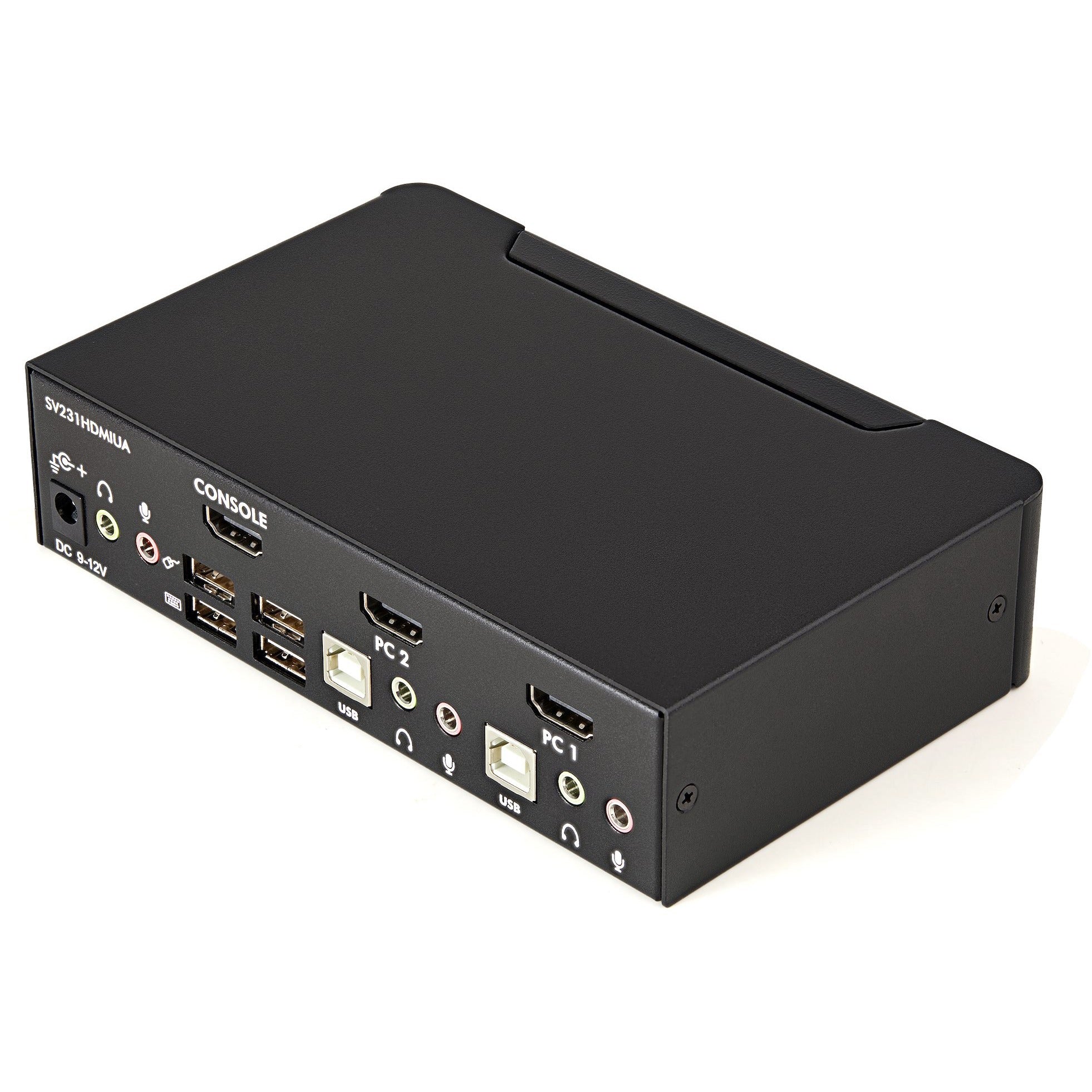 StarTech.com 2 Port USB HDMI KVM Switch w/ Audio & USB 2.0 Hub