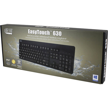 Adesso EasyTouch 630UB - Antimicrobial Waterproof Keyboard