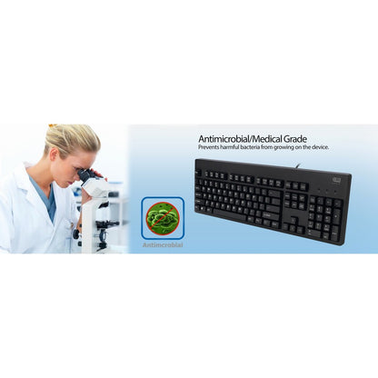 Adesso EasyTouch 630UB - Antimicrobial Waterproof Keyboard