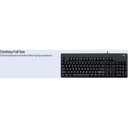 Adesso EasyTouch 630UB - Antimicrobial Waterproof Keyboard