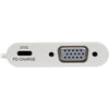 Tripp Lite USB C to VGA Video Adapter Converter w/ USB-C PD Charging Port, USB Type C to VGA, USB-C, USB Type-C 6in