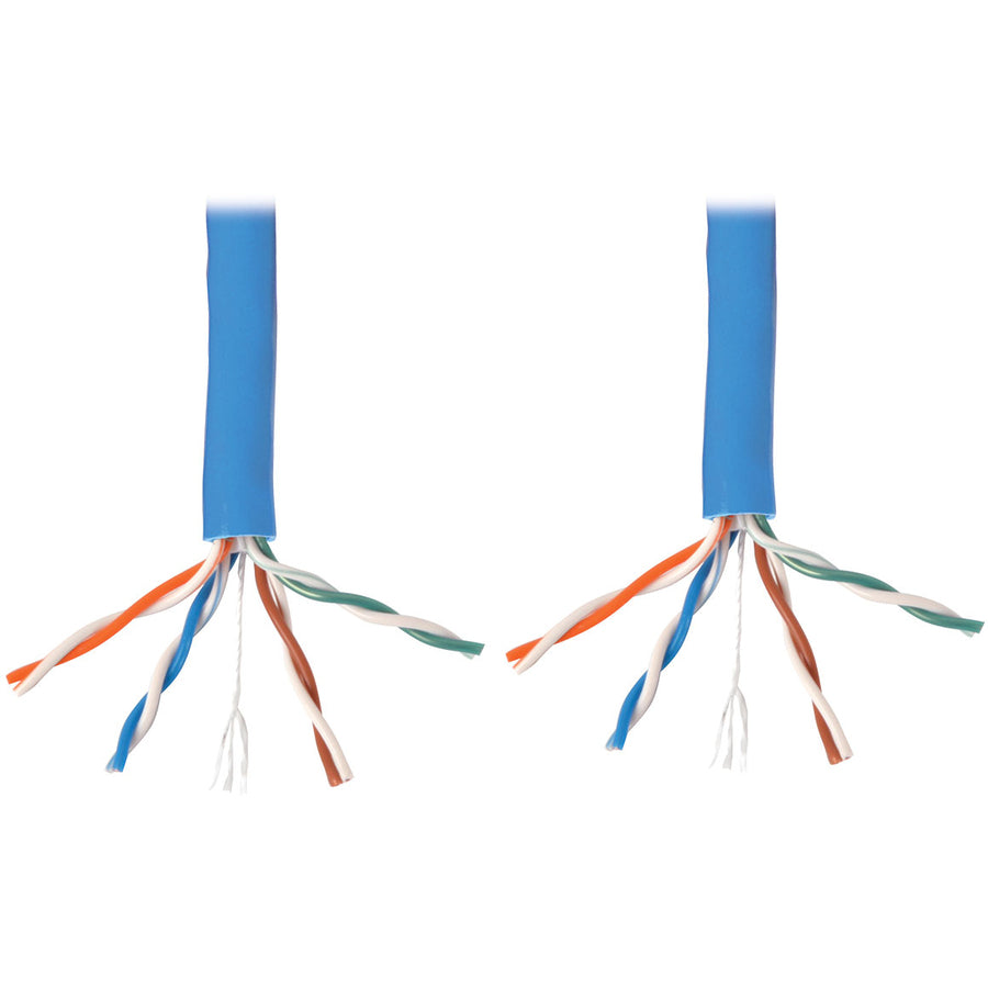 Tripp Lite 1000FT Plenum CMP Cat 6 Solid UTP Bulk Cable Blue 1000'