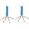 Tripp Lite 1000FT Plenum CMP Cat 6 Solid UTP Bulk Cable Blue 1000'