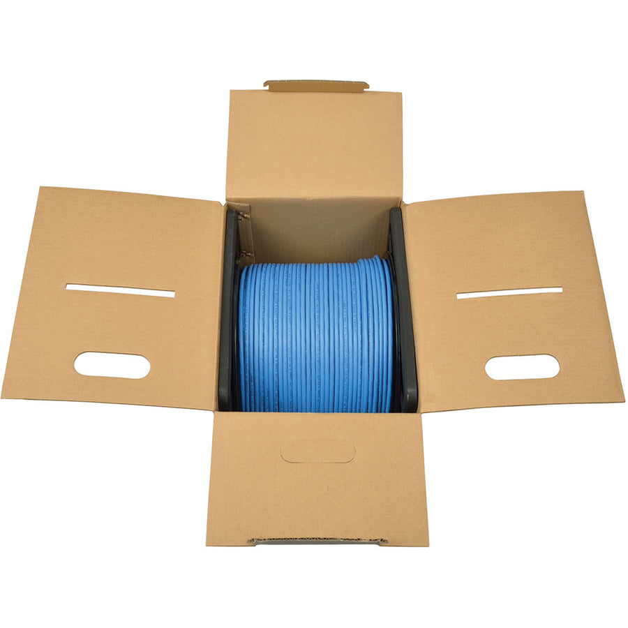 Tripp Lite 1000FT Plenum CMP Cat 6 Solid UTP Bulk Cable Blue 1000'