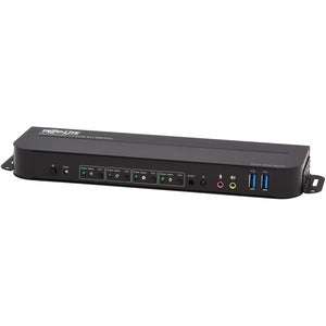 Tripp Lite DisplayPort USB KVM Switch 4-Port 4K 60Hz HDR DP 1.4 USB Sharing