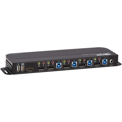 Tripp Lite DisplayPort USB KVM Switch 4-Port 4K 60Hz HDR DP 1.4 USB Sharing
