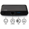 C2G USB C Dock with HDMI, USB, Ethernet, USB C & Power Delivery up to 100W