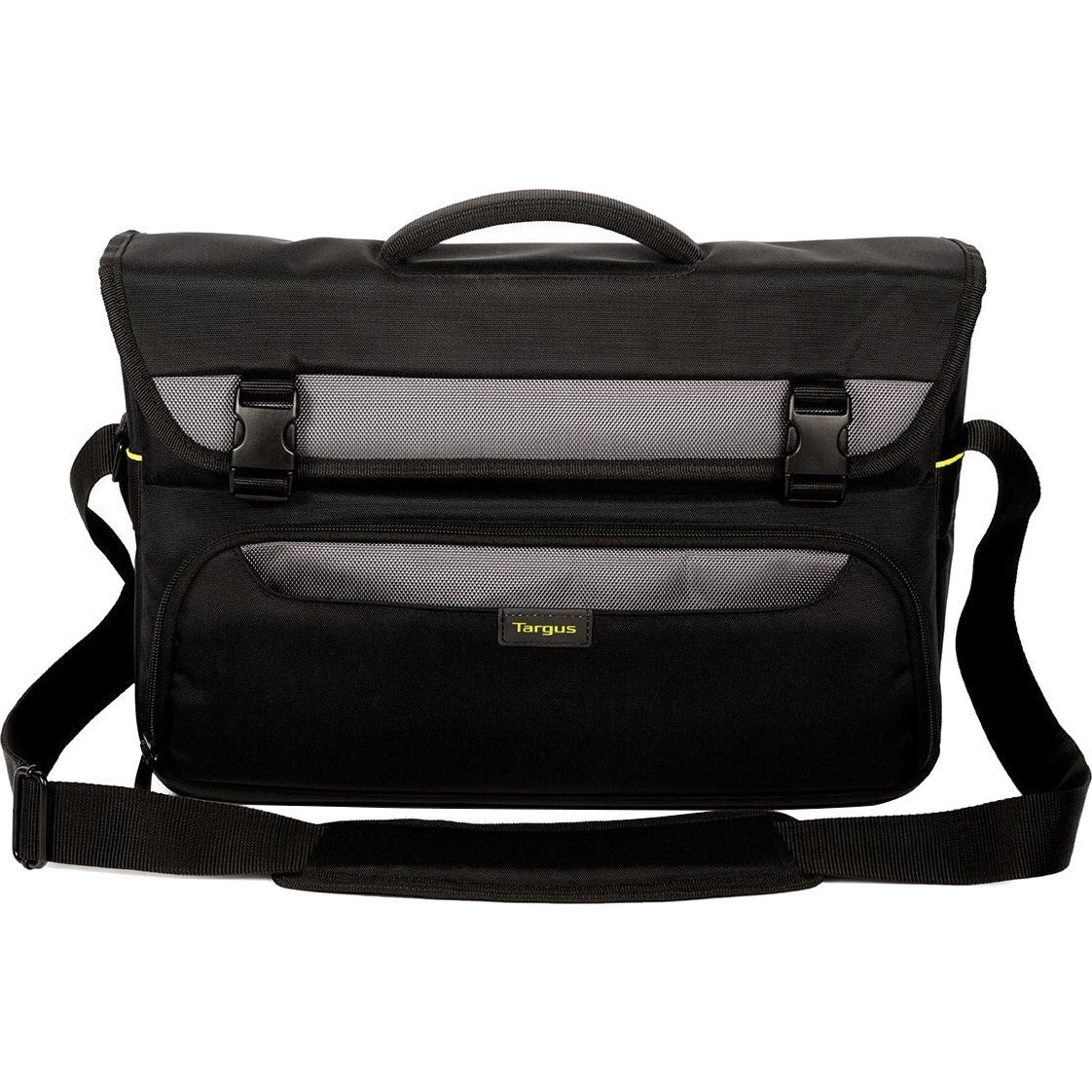 Targus City Gear TCG270 Carrying Case (Messenger) for 17.3" Notebook - Black, Gray