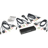 Tripp Lite 4-Port DVI/USB KVM Switch Dual Link w/ Audio & Cables