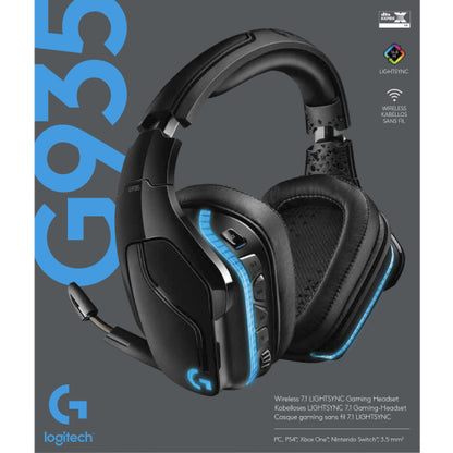 Logitech G935 Wireless 7.1 Surround Lightsync Gaming Headset