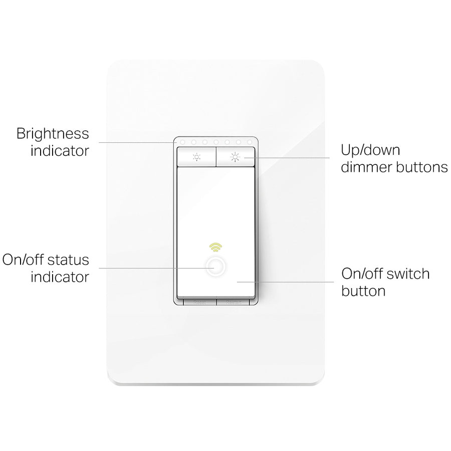 TP-Link Kasa Smart Wi-Fi Light Switch, Dimmer