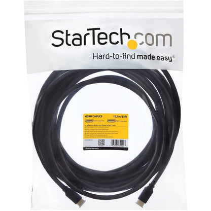 StarTech.com 35 ft 10m Plenum-Rated High Speed HDMI Cable - Ultra HD 4k x 2k HDMI Cable - HDMI to HDMI M/M