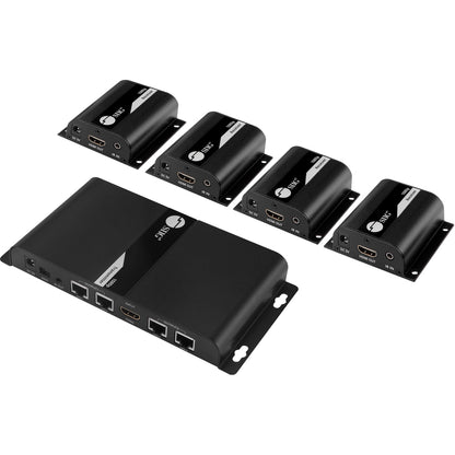 SIIG 4 Port HDMI Splitter over Cat6 Extender with IR - 40m