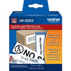 Brother DK2223 - White Continuous Length Paper Tape